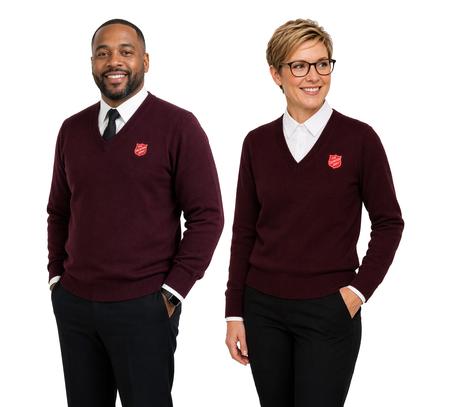 Sweater Pullover Unisex Maroon