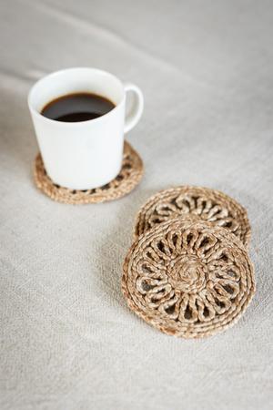 Coaster Jute with Border