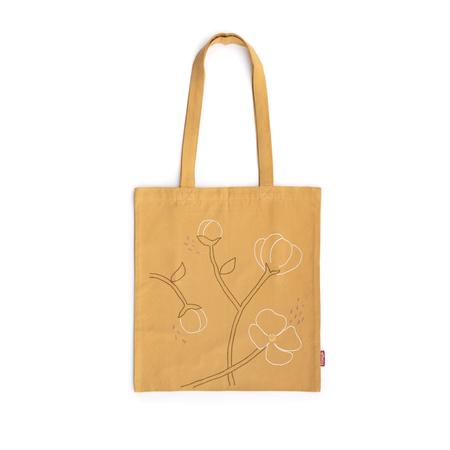 Embroidered Tote Yellow