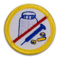 Badge Sb Drug Aware Pk25 (Item #CPBGSDRUG)