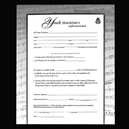 Youth Musicians Application And Bond
