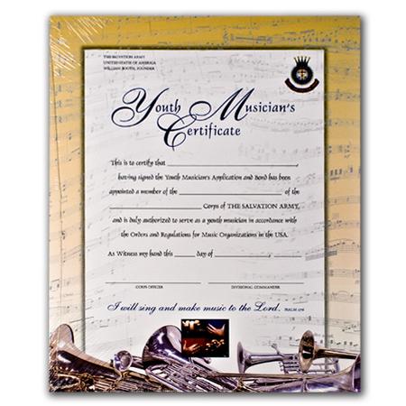 Youth Musicians Certificate