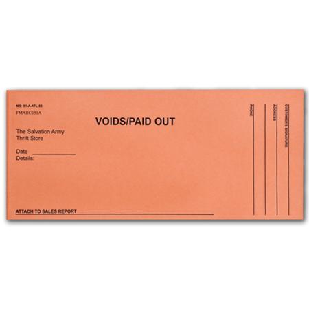 Ms51a Void Paid Out Pad C