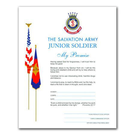 Junior Soldier Promise-English