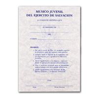 Youth Musician Member Certificate In Spanish