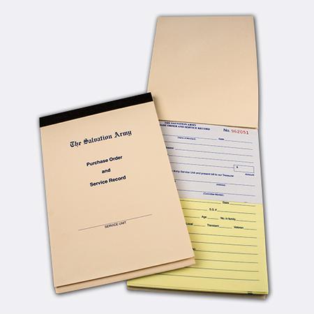 Purchase Order Service Record Book