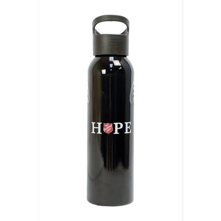 Bottle Black Aluminum w/Hope