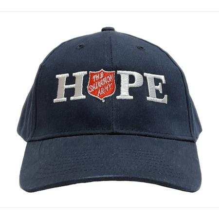 Cap Navy with Embroidered Hope