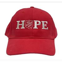 Cap Red with Embroidered Hope