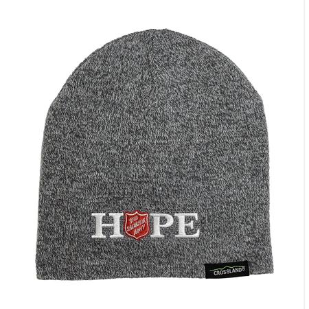 Beanie with Hope Heather Gray