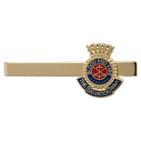 Tie Bar Gold with Crest