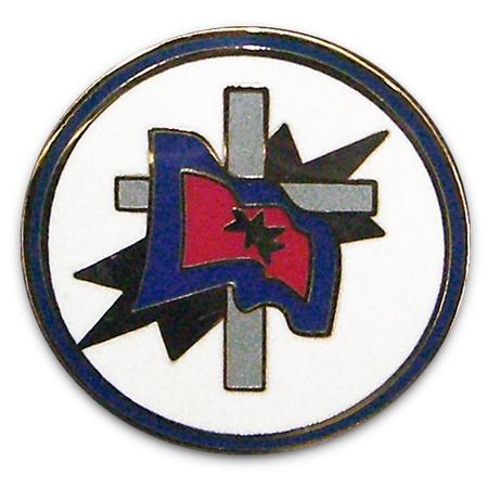 Tie Tac Cross SA Flag