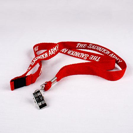 Lanyard Red TSA With Clip