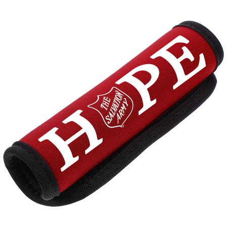 Luggage Handle Wrap Red with Hope