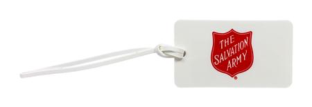 Luggage Tag White With Shield