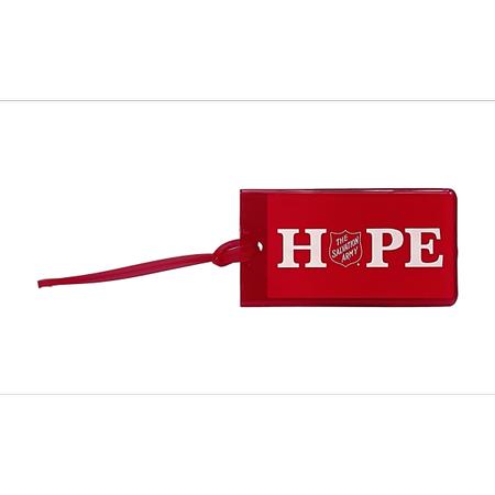 Luggage Tag Red W/Hope