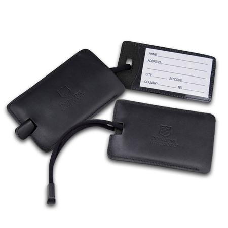 DTMG Leather Luggage Id Tag