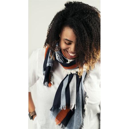 Others Scarf Striped Handloom