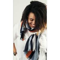 Others Scarf Striped Handloom