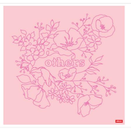 Others Scarf Pink Embroidery
