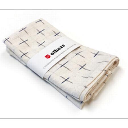 Others Tea Towel with Crosses (2-Pack)