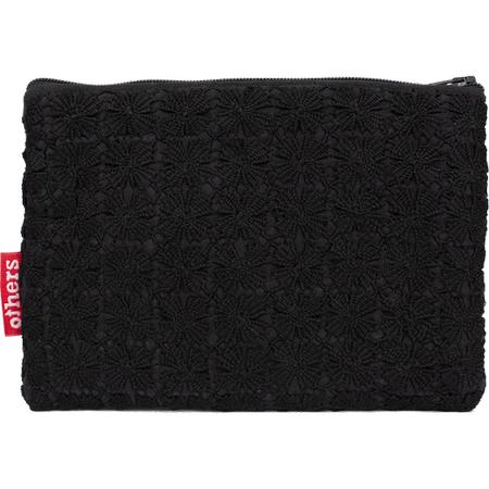Others Coin Purse Embroidered Black