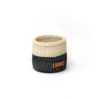 Others Sisal Basket Black Small