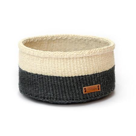 Others Sisal Basket Black Large