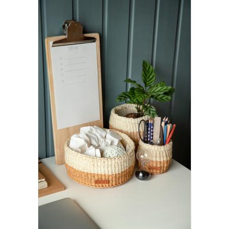 Others Sisal Basket Beige Small