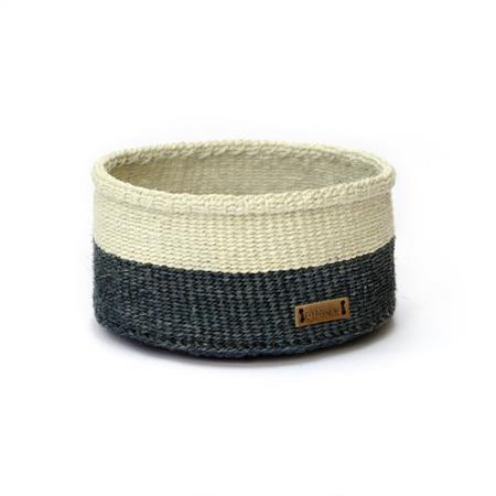 Others Sisal Basket Blue Large