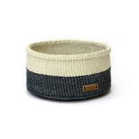 Others Sisal Basket Blue Large
