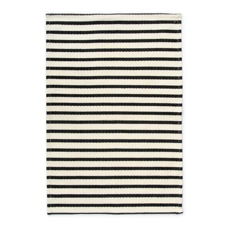 Others Tea Towels Striped Black and White (2-Pack)