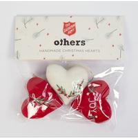 Ornament Embroidered Hearts (3-Pack)