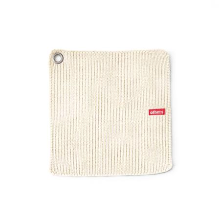 Others Knitted Potholder Off-White