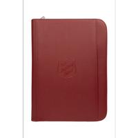 Padfolio Red with Shield Deboss