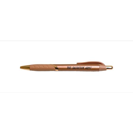 Pen Metallic Rose Gold/Gold with TSA Script