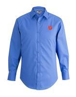 Shirt LS French Blue W/Shield