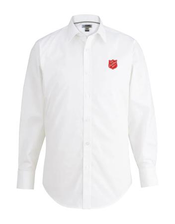 Shirt LS White W/Shield