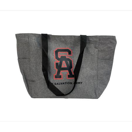 Tote Zippered Gray Varsity SA