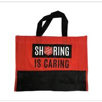Tote Red Non Woven Sharing Is Caring