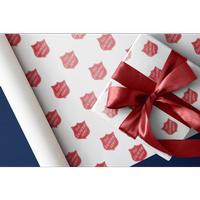 Wrapping Paper with Shield Pattern (White)