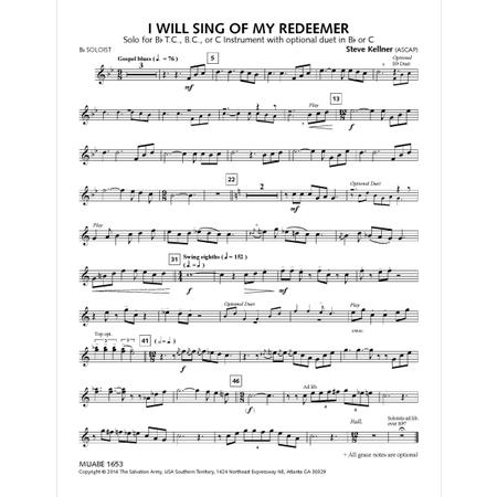 I Will Sing of My Redeemer
