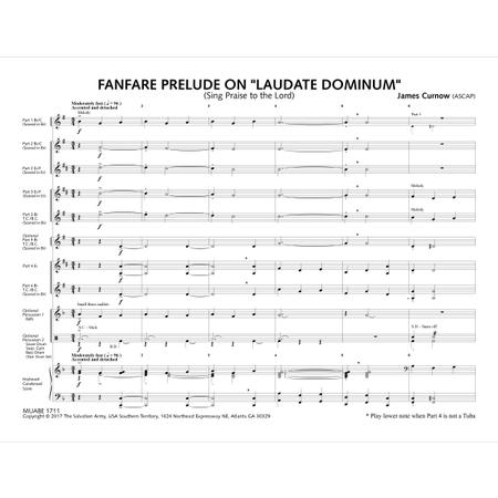 Fanfare Prelude on “Laudate Dominum”