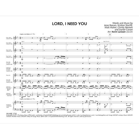 Lord, I Need You
