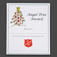 Angel Tree Award Certificate