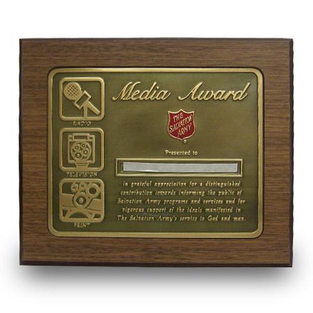 Plq Media Award Metal