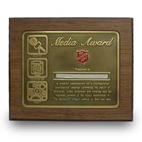 Plq Media Award Metal