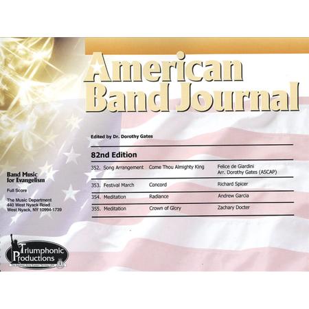 American Band Journal (ABJ) 82 #352-355