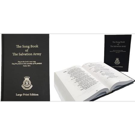 Black Large Print Hard Cover SA Song Book (2015)