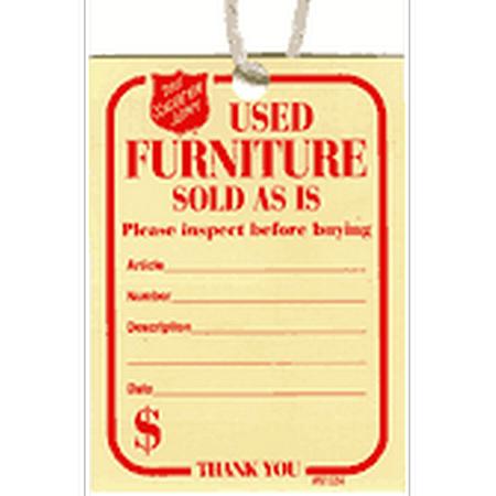 Small TSA ARC Furniture String Tag ( One pack of 1000)